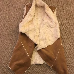 Faux fur vest